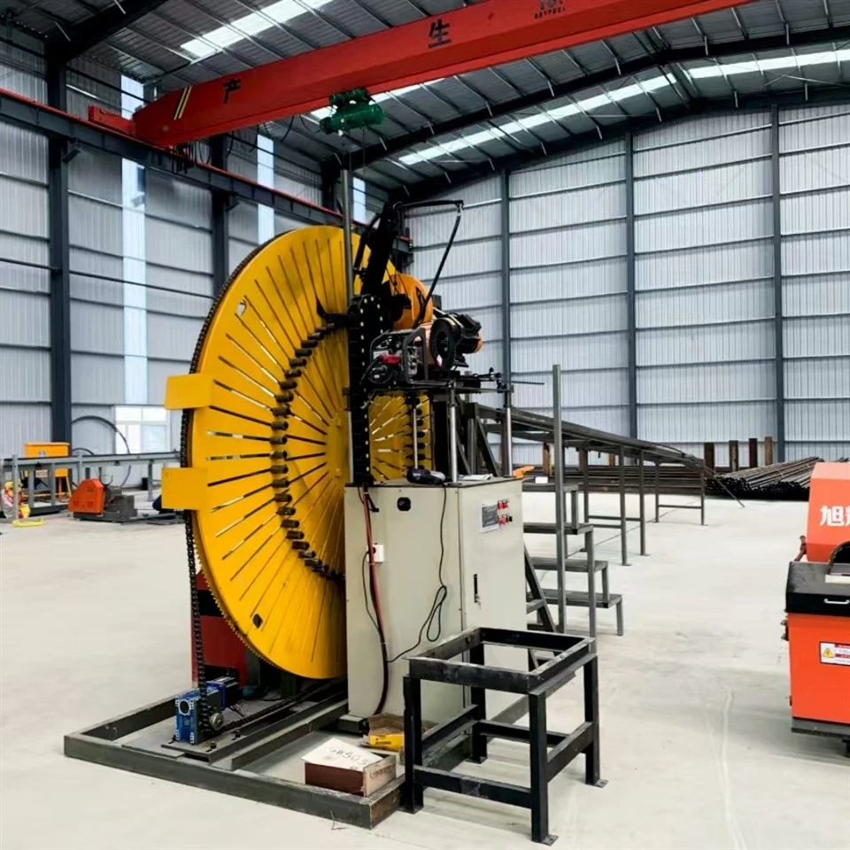 Automatic Forming And Welding Machine For Steel Bar Rings